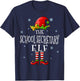 The School Secretary Elf Squad Funny Xmas Matching Christmas T-Shirt - T-Shirt | Navy