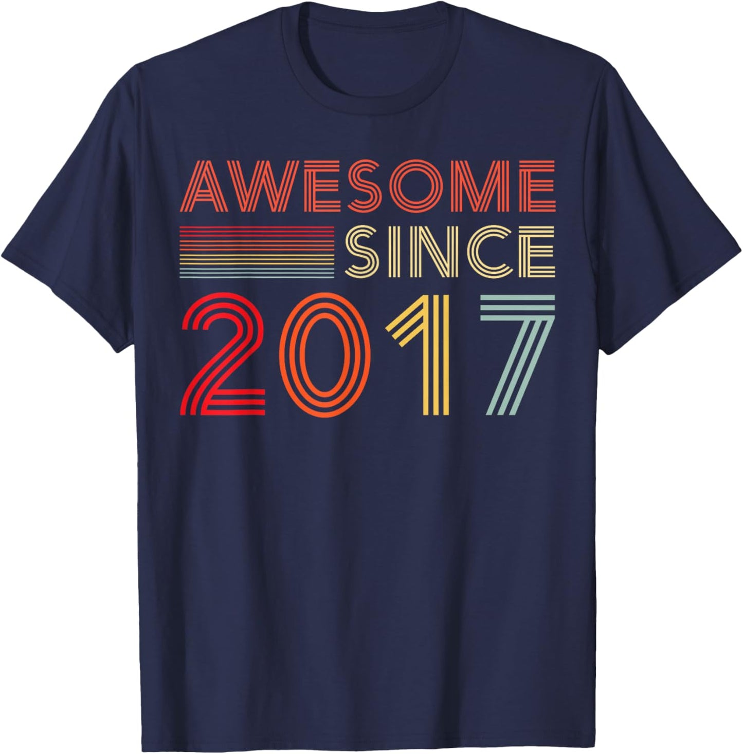 8 Year Old Bday Decorations Son Boy 8yr 2017 8th Birthday T-Shirt - T-Shirt | Navy