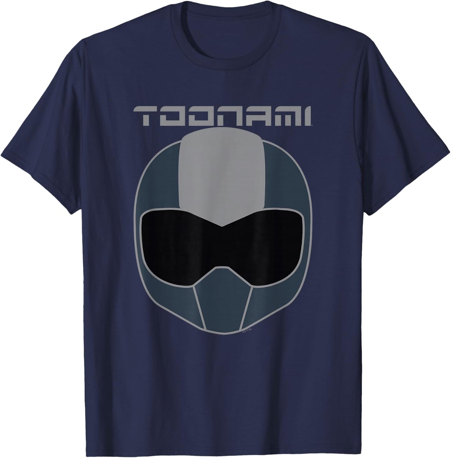 Toonami T.O.M. Simple Big Face T-Shirt - T-Shirt | Navy