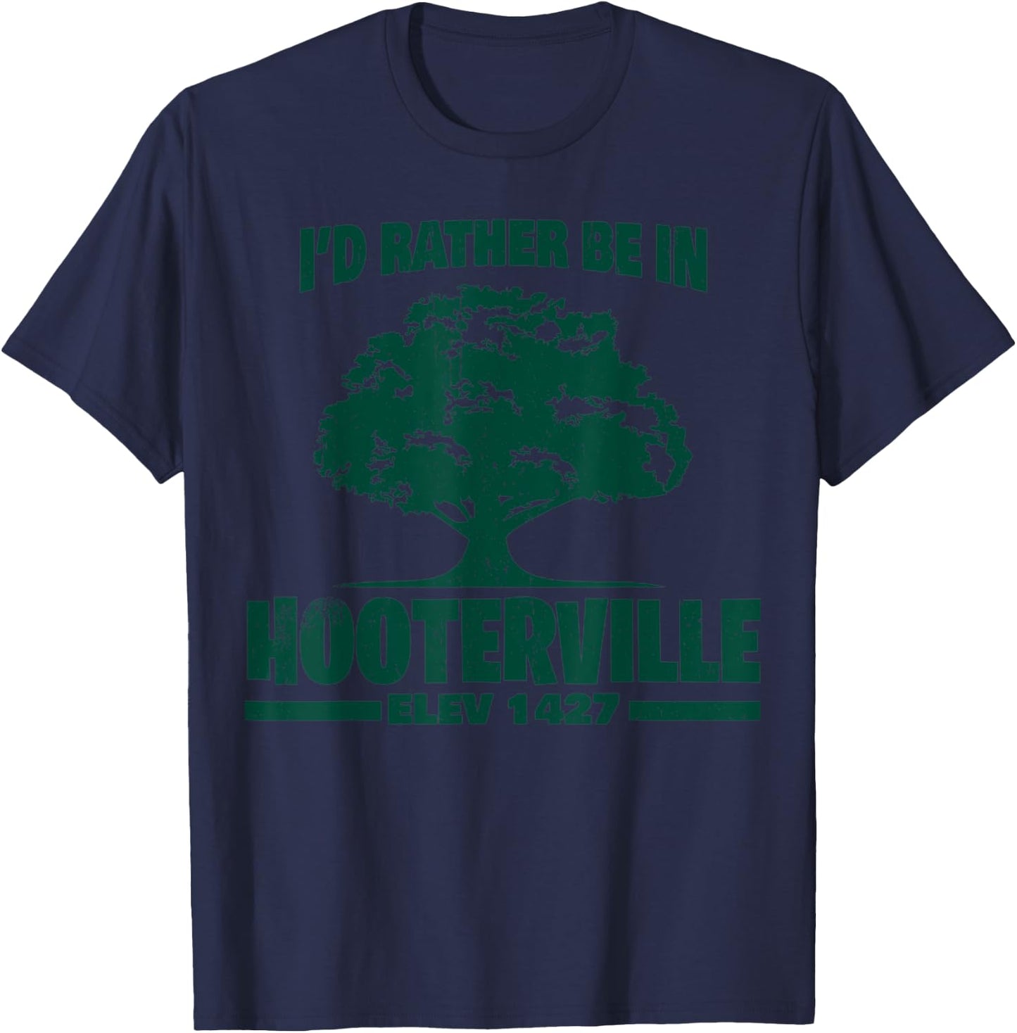 Vintage I'd Rather Be In Hooterville 1427 T-Shirt - T-Shirt | Navy