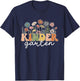 Kindergarten Teacher Wildflower Back To School Floral Outfit Men Women T-Shirt - T-Shirt | Navy