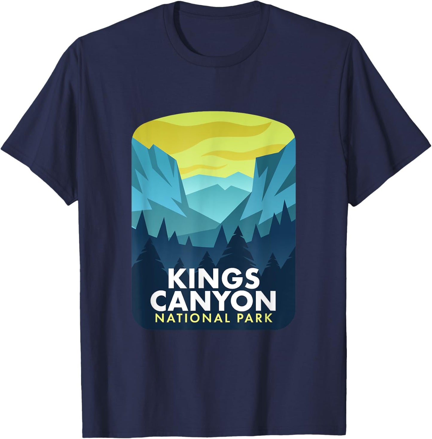 Kings Canyon National Park T-Shirt - T-Shirt | Navy