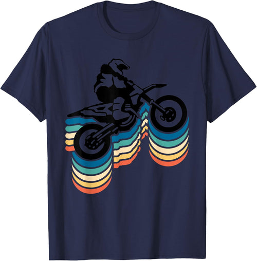 Retro Dirt Bike Rider Funny Enduro Biker Motorcycle Lovers
