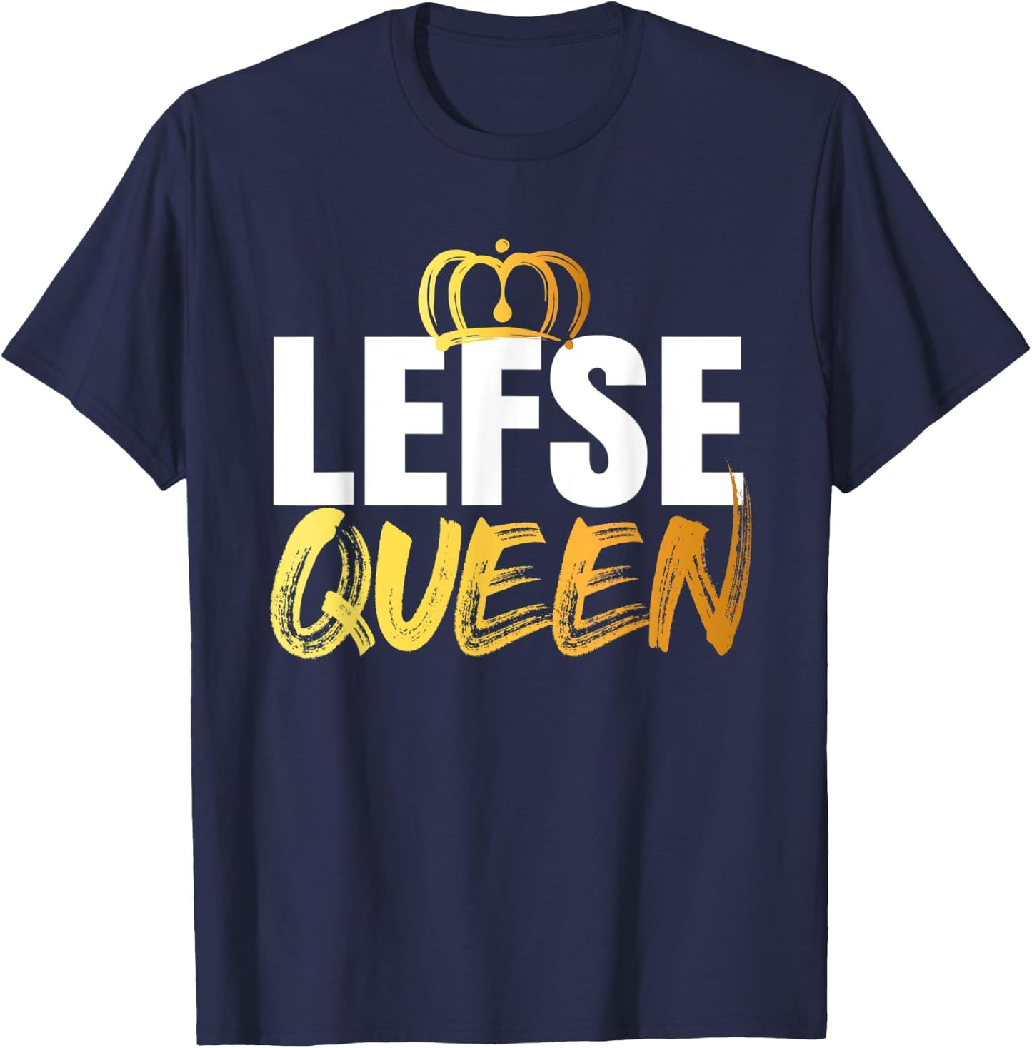 Lefse Queen T-Shirt - T-Shirt | Navy