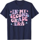 In My Second Grade Era Groovy Back to School Teaching Women T-Shirt - T-Shirt | Navy