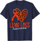 Limb Loss Awareness Ribbon Support Amputation Funny Amputee T-Shirt - T-Shirt | Navy