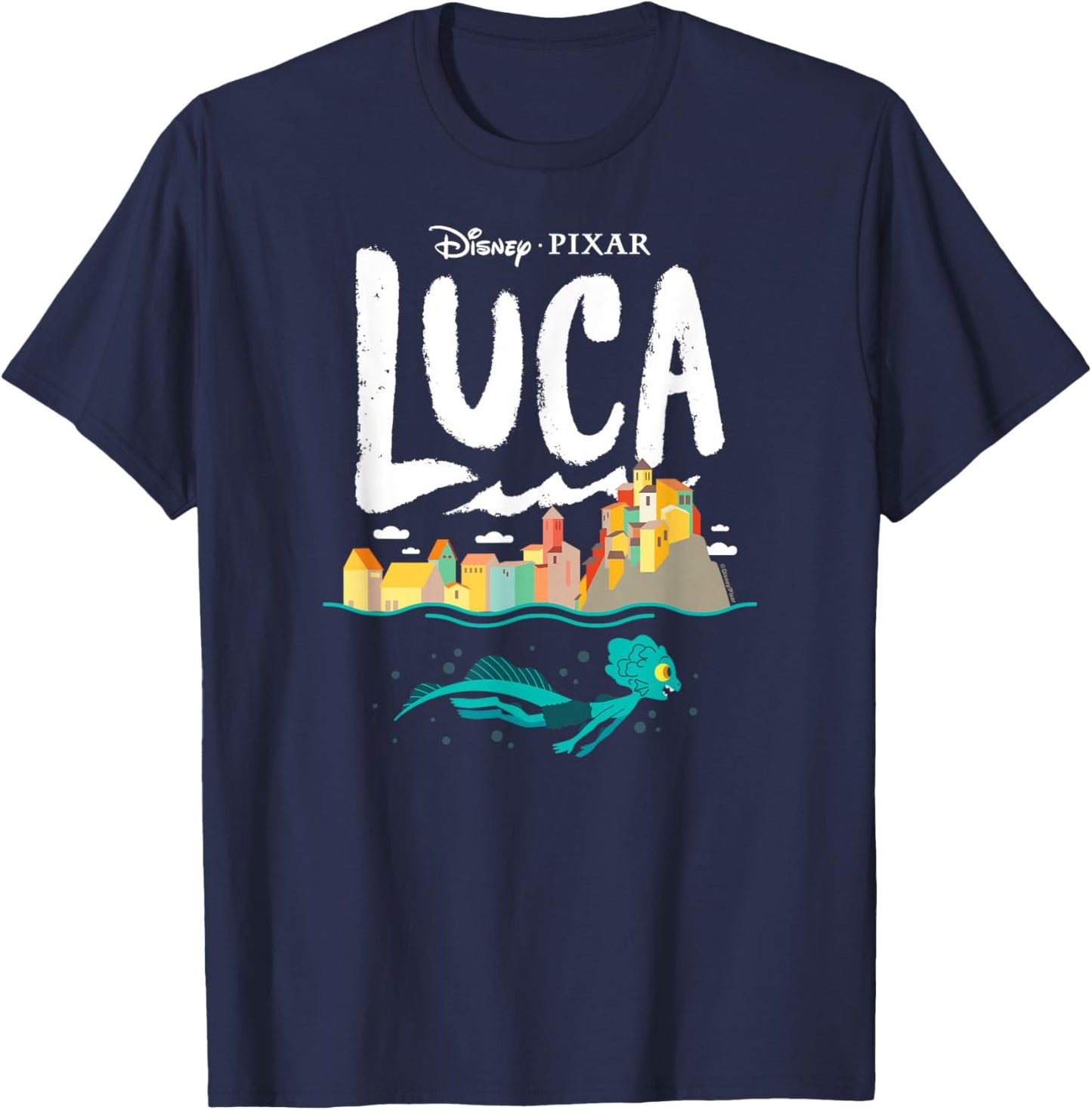 Luca - Coastal Sea Monster T-Shirt - T-Shirt | Navy