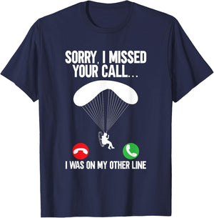 Parasol Flying Motorised Paraglider T-Shirt - T-Shirt | Navy