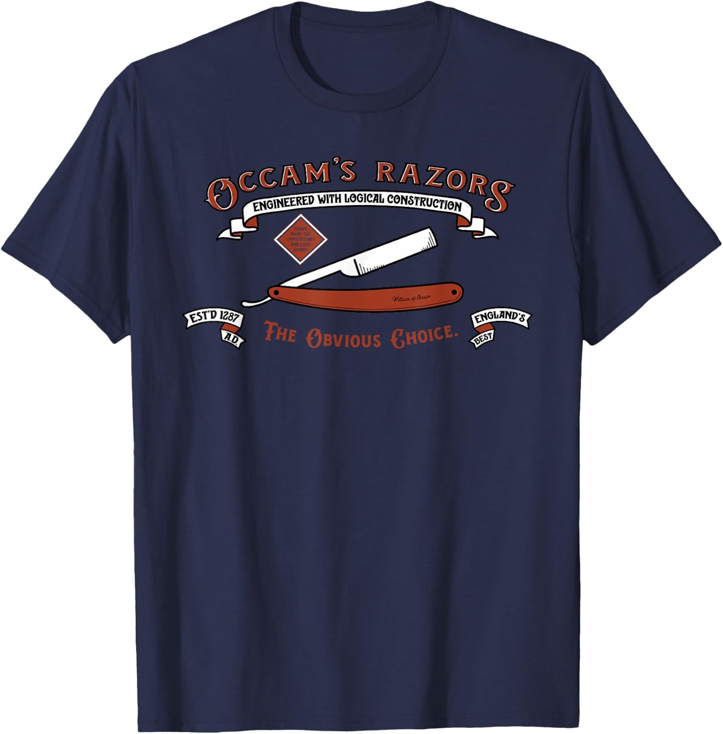 Occam's Razors - The Obvious Choice T-Shirt - T-Shirt | Navy