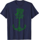 Leprechaun Anchor Shamrocks Cruise Squad St. Patrick's Day T-Shirt - T-Shirt | Navy