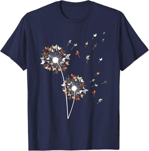 Chicken Art Women Dandelion Lovers Chicken Farmer T-Shirt - T-Shirt | Navy