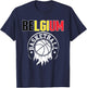 Proud Belgium Basketball Fans Jersey - Belgian Flag Sports T-Shirt - T-Shirt | Navy