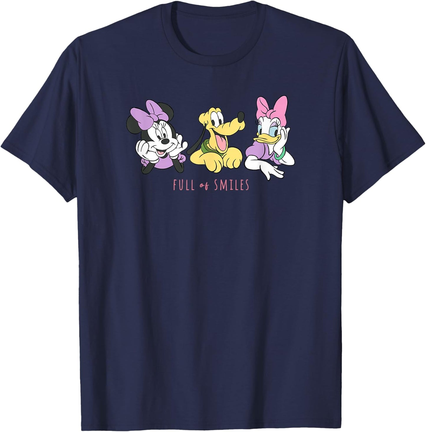 Disney Minnie Mouse Pluto Daisy Group Shot T-Shirt - T-Shirt | Navy