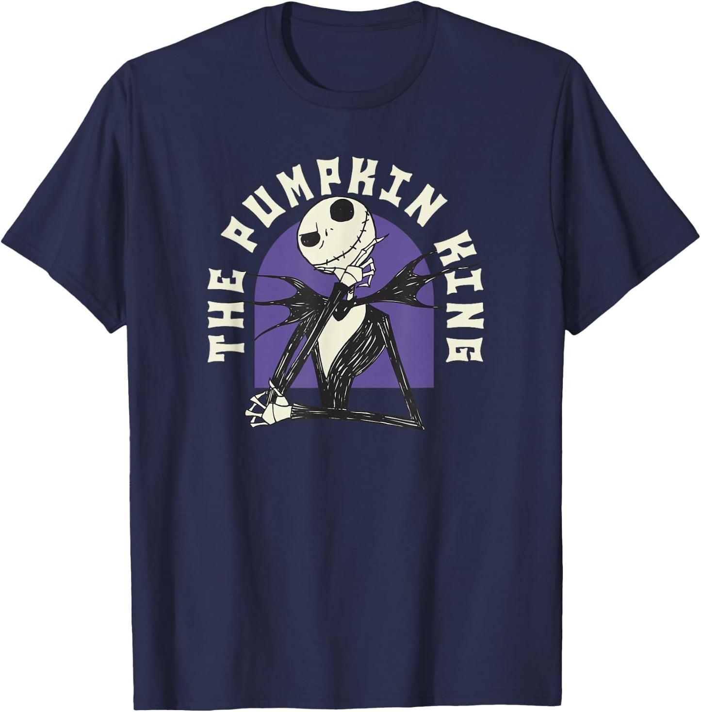 Disney The Nightmare Before Christmas Jack The Pumpkin King T-Shirt - T-Shirt | Navy
