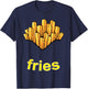 French Fries Costume French Fry Costume French Fry Matching T-Shirt - T-Shirt | Navy