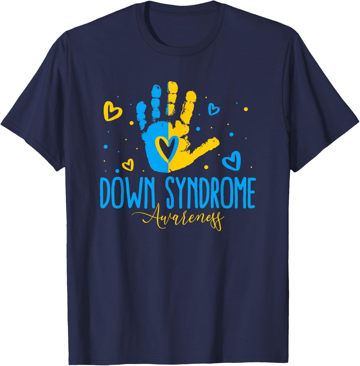 World Down Syndrome Day Down Syndrome Awareness T-Shirt - T-Shirt | Navy