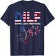 DILF Damn I Love Fireworks Funny American Patriotic July 4th T-Shirt - T-Shirt | Navy