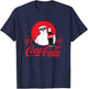 Coca-Cola - Polar Bear Circle with Snowflakes T-Shirt - T-Shirt | Navy
