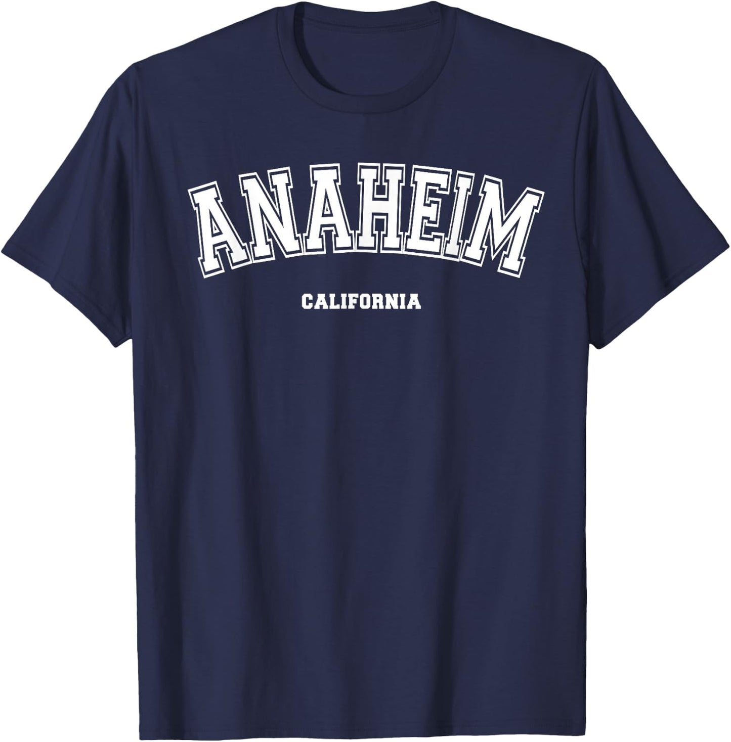 Anaheim California T-Shirt - T-Shirt | Navy
