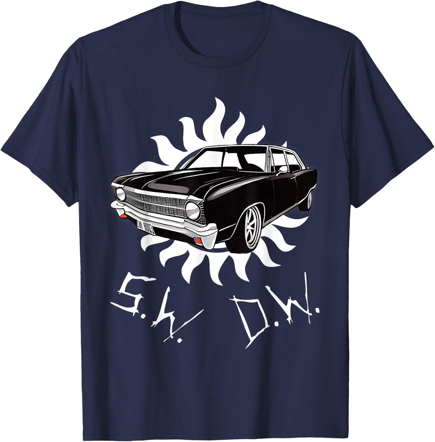 SW and DW SPN Baby Nostalgia T-Shirt - T-Shirt | Navy