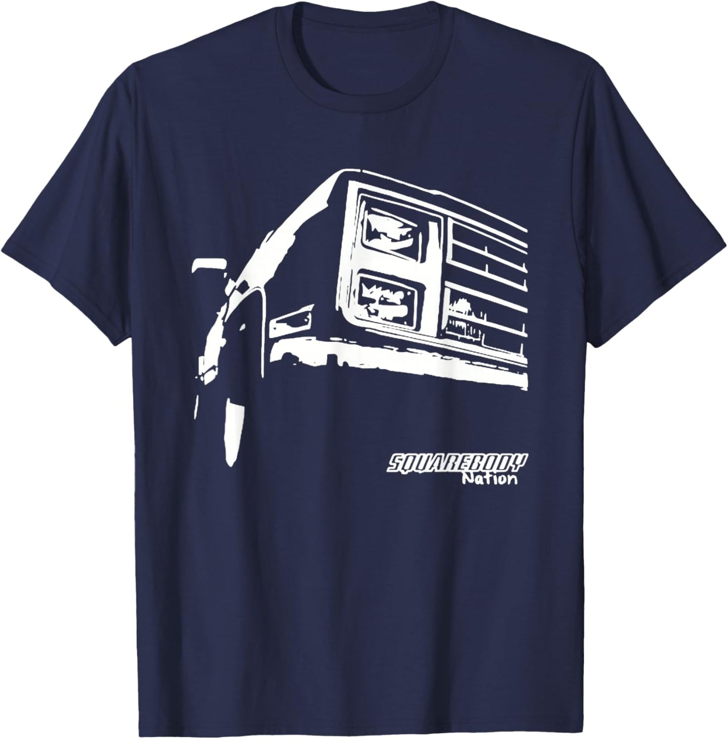 Square Body Nation - Squarebody - Truck Lovers T-Shirt - T-Shirt | Navy