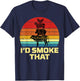 Id Grill That Retro Bbq Barbecue Grill Meat Lover Men Women T-Shirt - T-Shirt | Navy