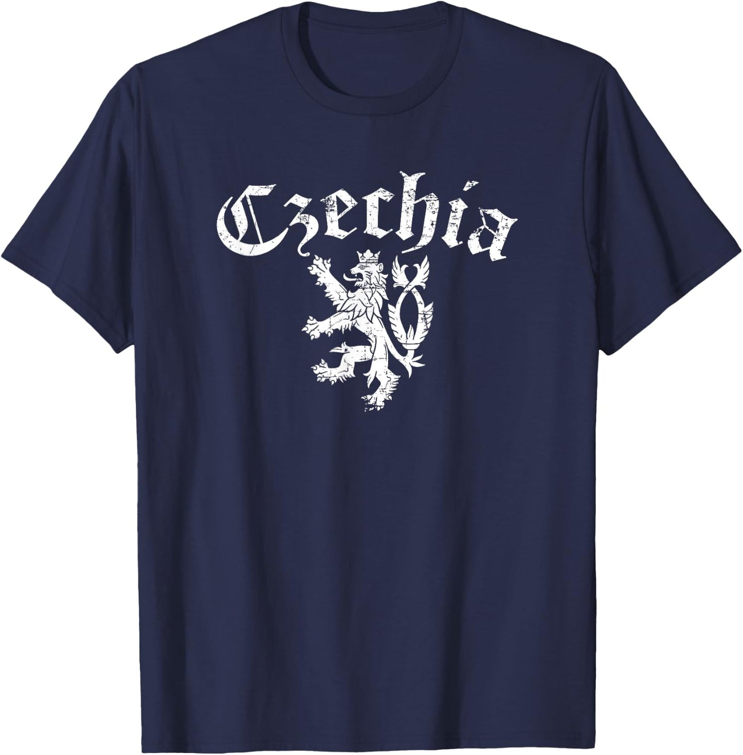 Cesko Czechia Lion Symbol Czech Republic Pride T-Shirt - T-Shirt | Navy