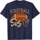 Football Sister Leopard Family Matching Outfit T-Shirt - T-Shirt | Navy