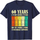 Wine 60 Year Old Vintage Wine 60th Birthday T-Shirt - T-Shirt | Navy