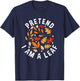 Pretend I Am A Leaf Leaf Peeping Autumn Leaves T-Shirt - T-Shirt | Navy