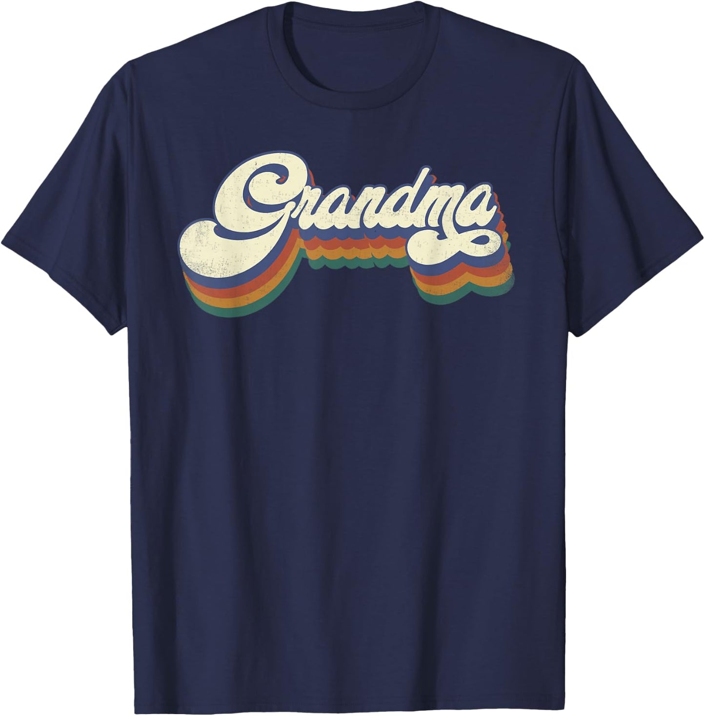 Grandma Gifts Retro Vintage Mother's Day Grandma T-Shirt - T-Shirt | Navy