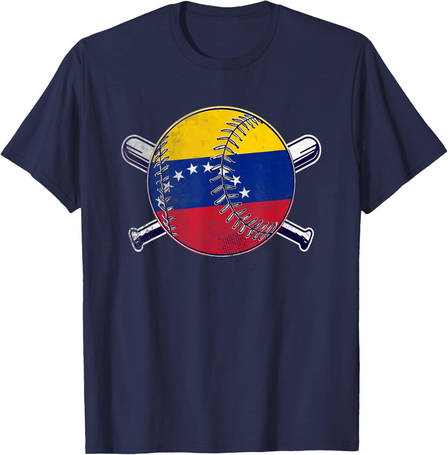 Venezuelan Baseball Sport Venezuela Baseball T-Shirt - T-Shirt | Navy