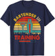 Vintage Retro Bartender In Training Costume Proud Future Job T-Shirt - T-Shirt | Navy
