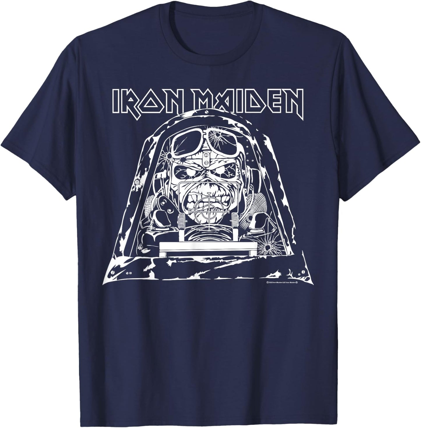 Iron Maiden - Aces High Line T-Shirt - T-Shirt | Navy