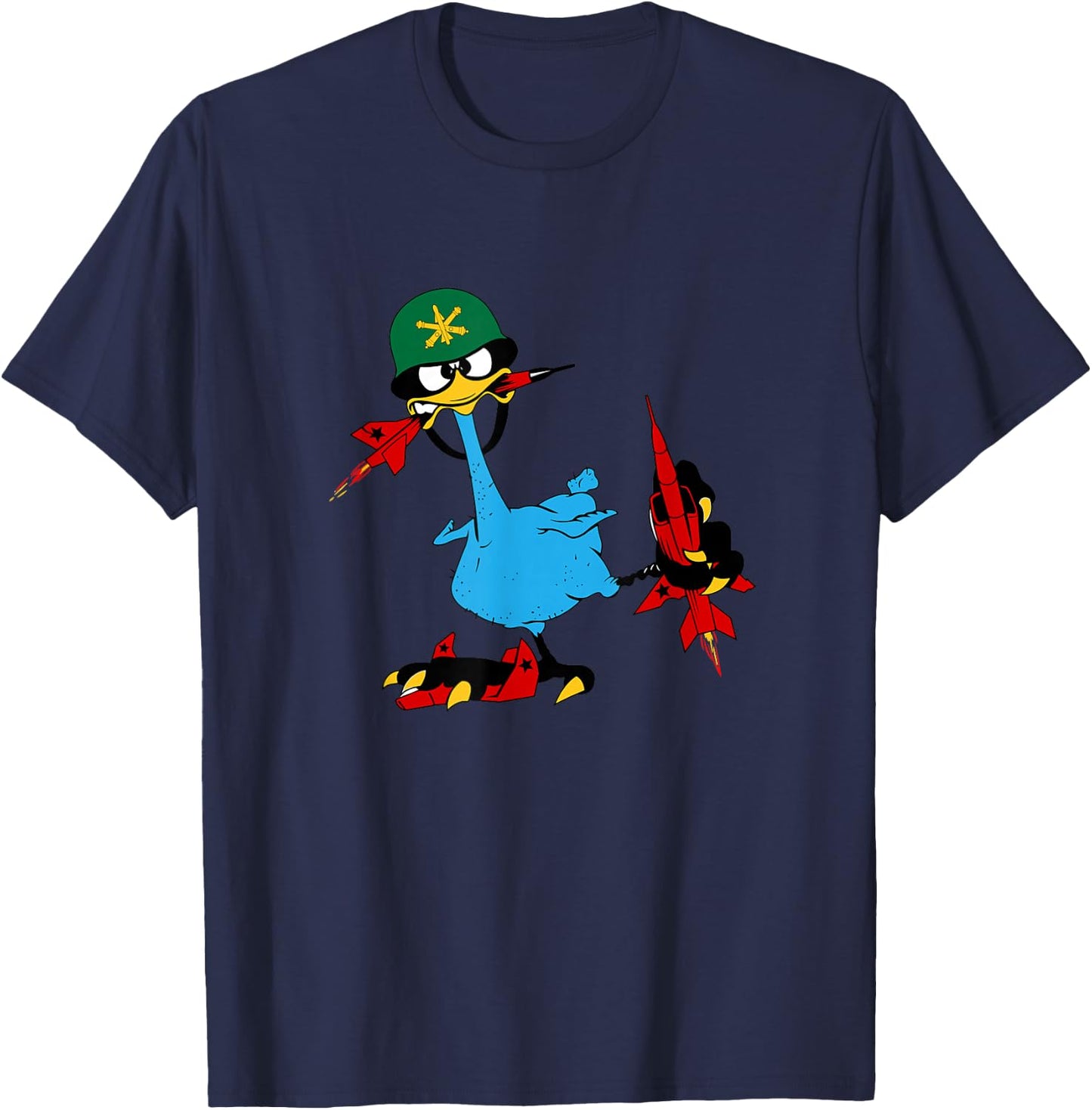 Oozlefinch Air Defense Artillery ADF US Army Fort Sill T-Shirt - T-Shirt | Navy
