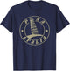 Leaning Tower of Pisa / Italy / Holiday T-Shirt - T-Shirt | Navy
