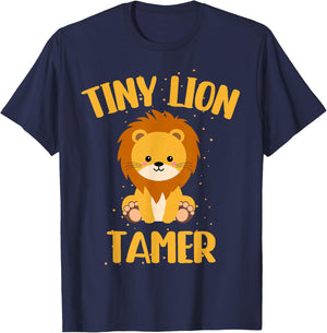 Circus Lion Tamer Shirt - Circus Shirts - Tiny Lion Tamer T-Shirt - T-Shirt | Navy