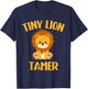 Circus Lion Tamer Shirt - Circus Shirts - Tiny Lion Tamer T-Shirt - T-Shirt | Navy