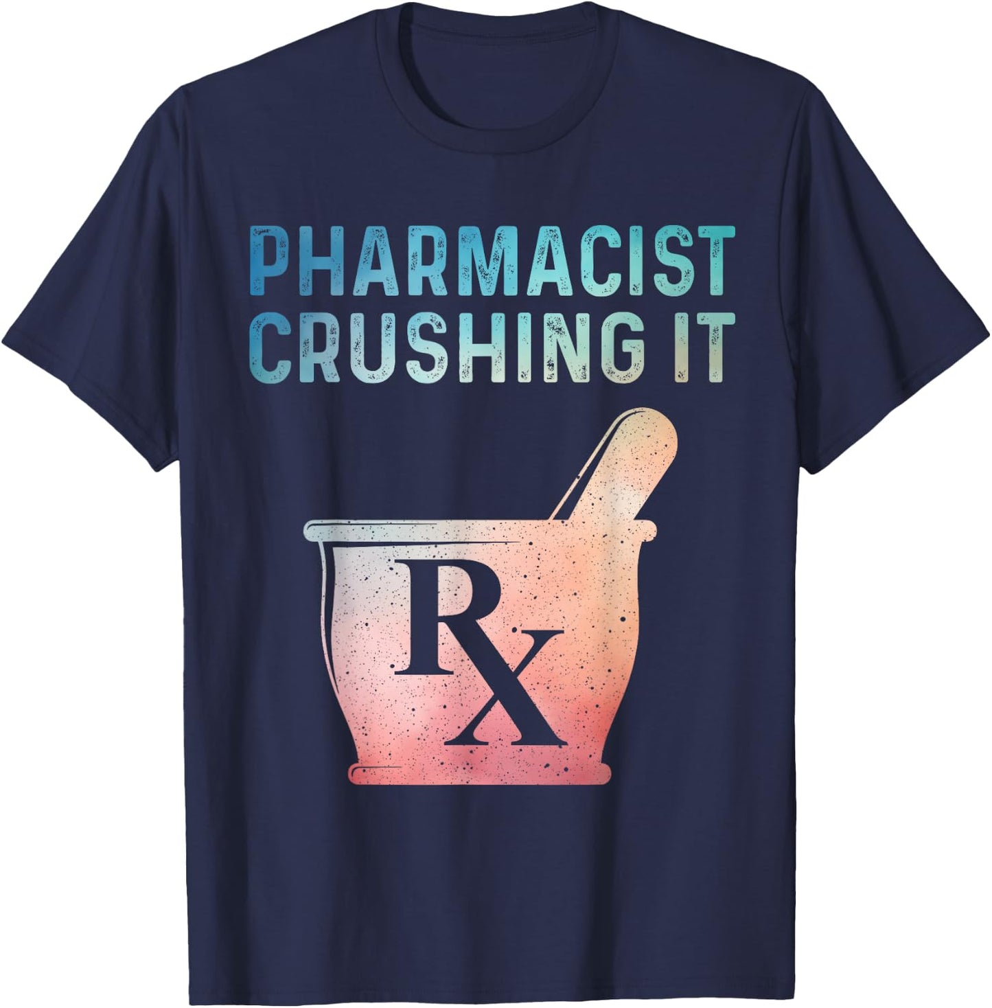 Funny Pharmacist Design Women Pharmacy Technician T-Shirt - T-Shirt | Navy