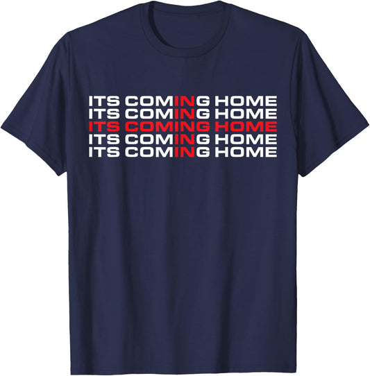 England Football Team shirt Its Coming Home - Flag Classic T-Shirt - T-Shirt | Navy