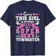 Towboat Girlfriend Towboater Wife Towboat Wife T-Shirt - T-Shirt | Navy