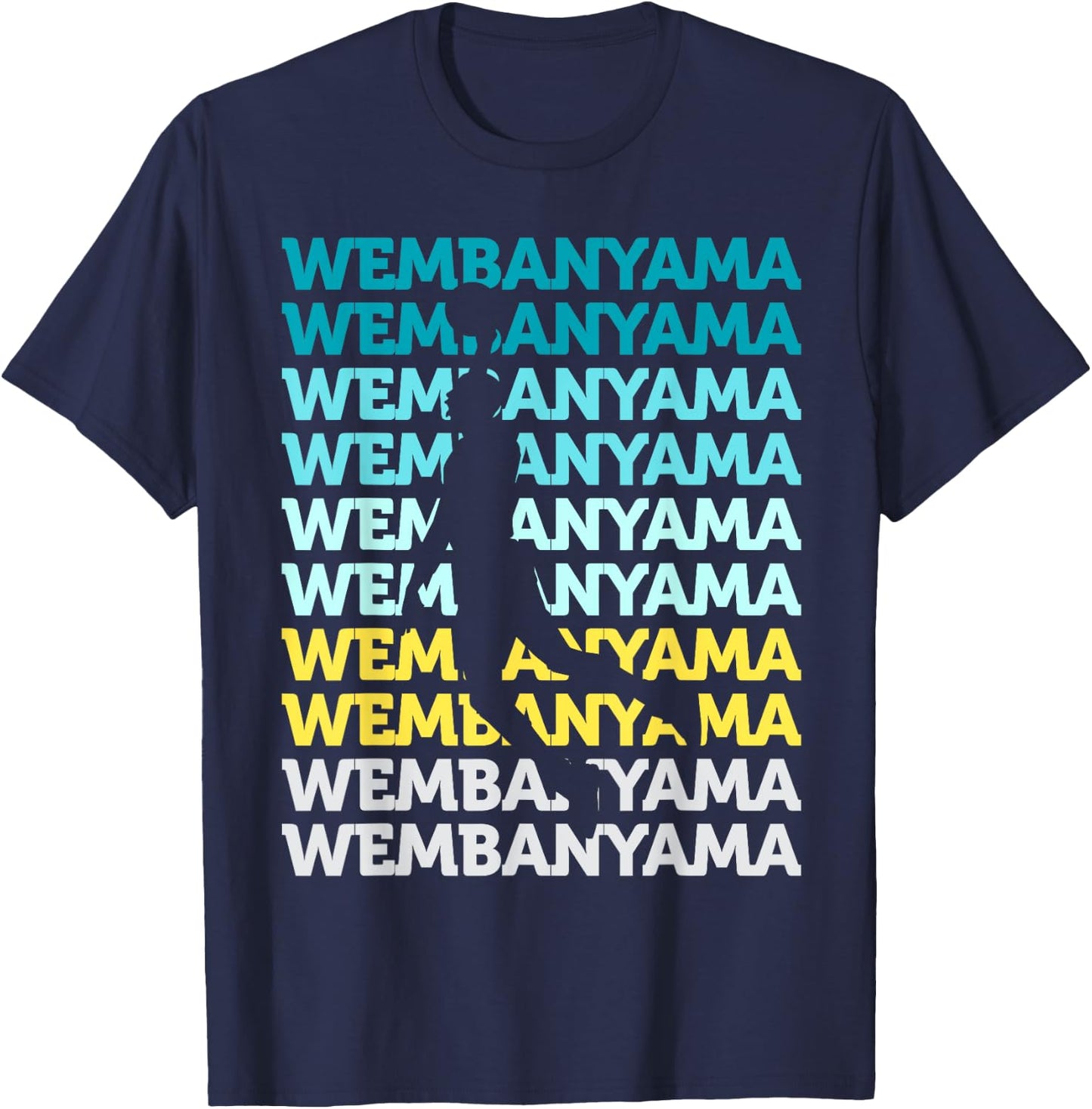 Wembanyama Basketball Amazing Gift Fan T-Shirt - T-Shirt | Navy
