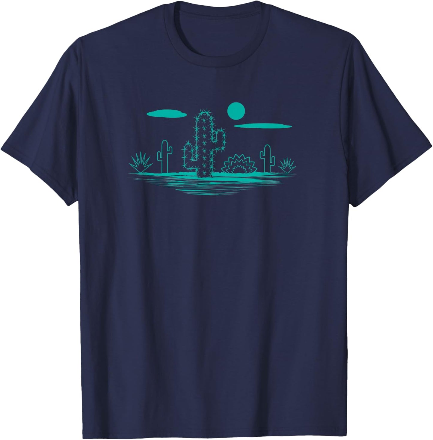 Desert Scene T-Shirt - T-Shirt | Navy