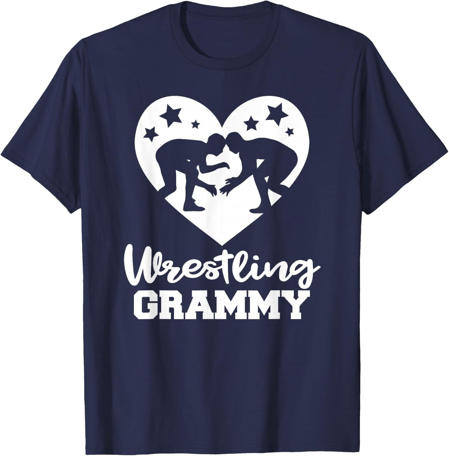 Wrestling Grammy Funny Wrestler Athlete Grammy T-Shirt - T-Shirt | Navy