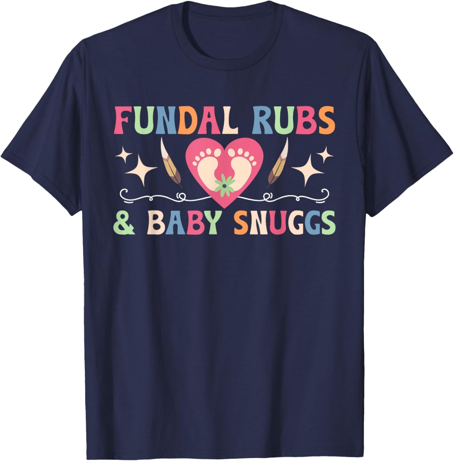 Mother Baby Nurse Best Mom Baby Nurse Postpartum Nurse T-Shirt - T-Shirt | Navy