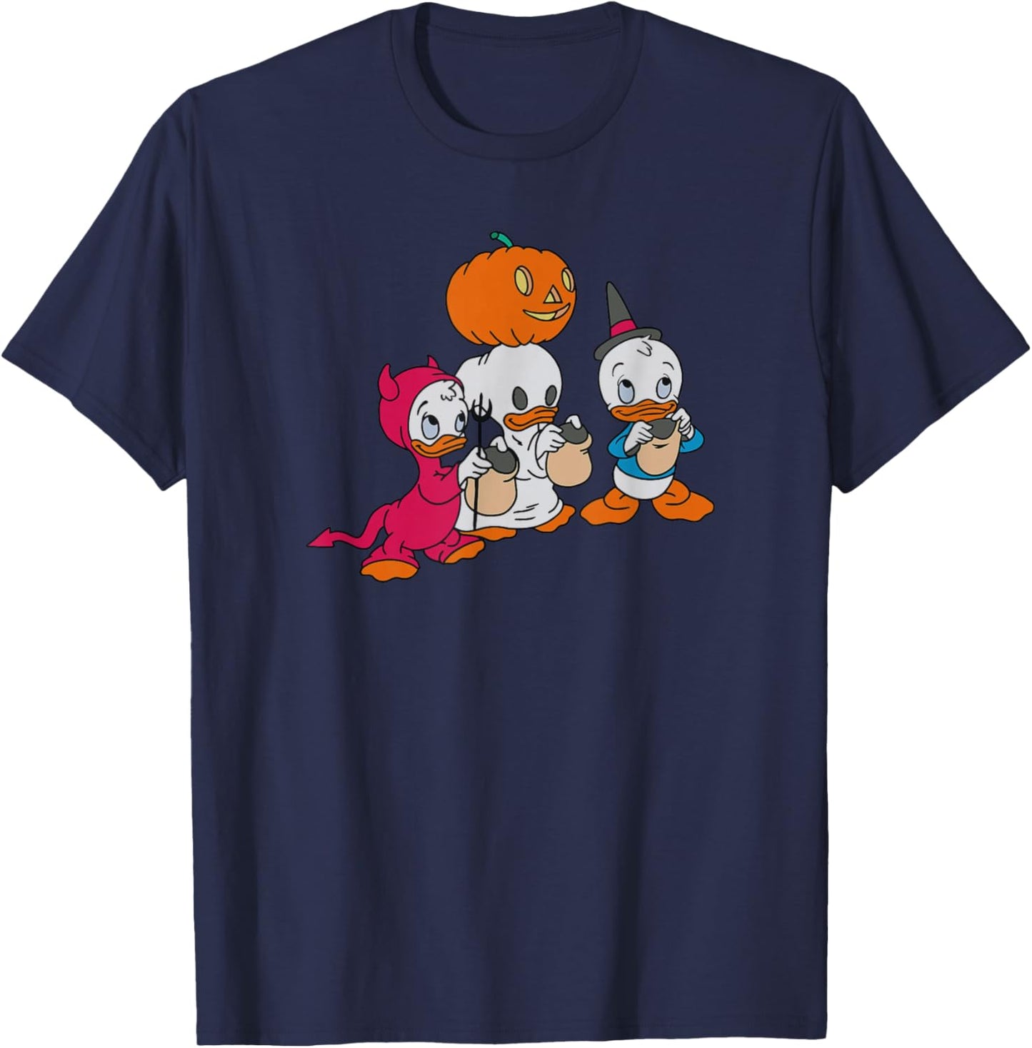 Disney DuckTales Halloween Trick Or Treat Costume Portrait T-Shirt - T-Shirt | Navy
