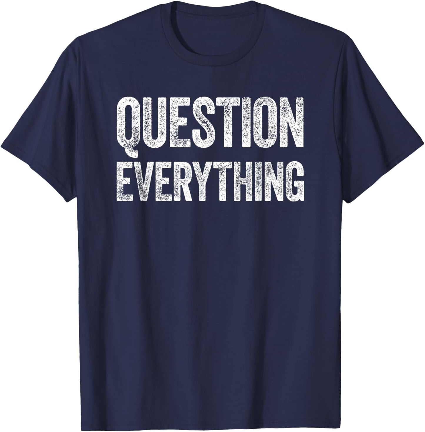 Conspiracy Theory NWO UFO Alien Theory Moon Conspiracy T-Shirt - T-Shirt | Navy