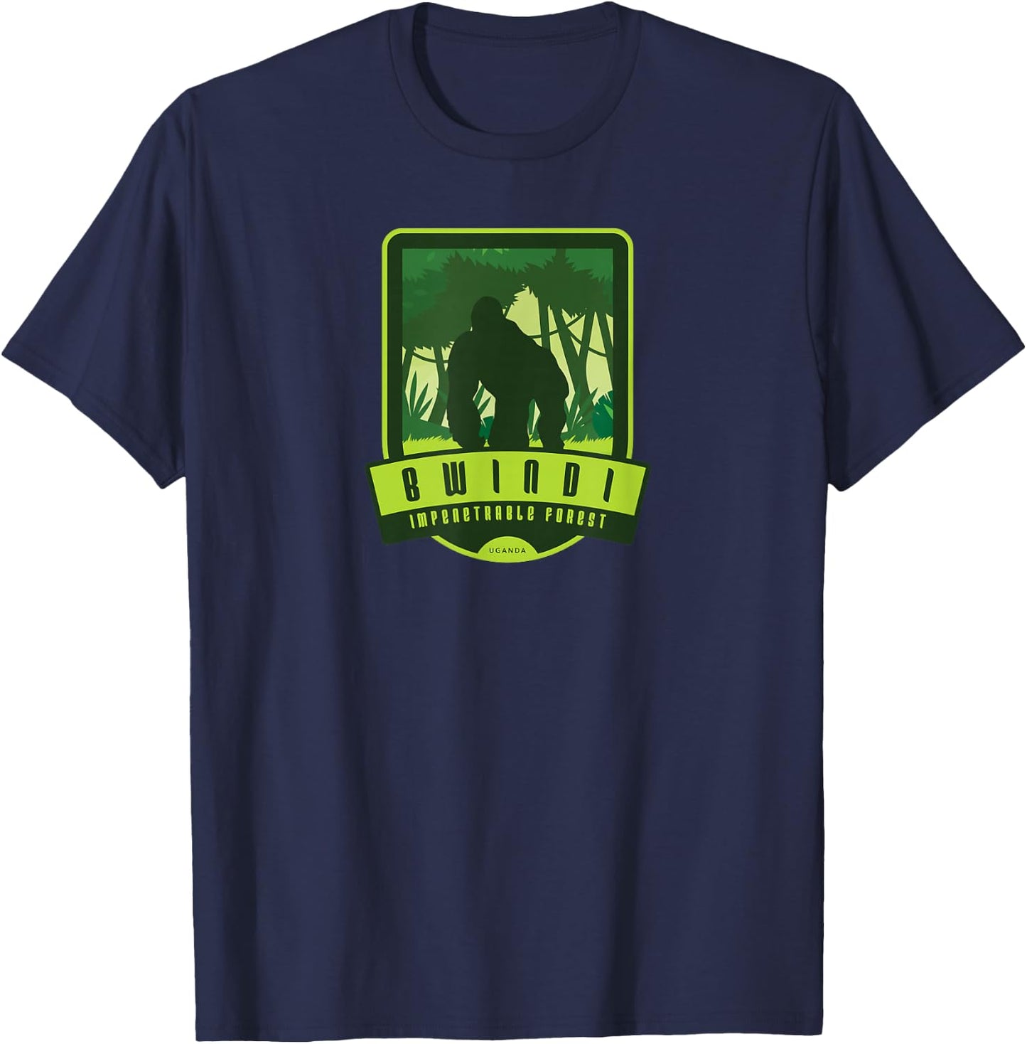 Bwindi Impenetrable National Park - Uganda T-Shirt - T-Shirt | Navy