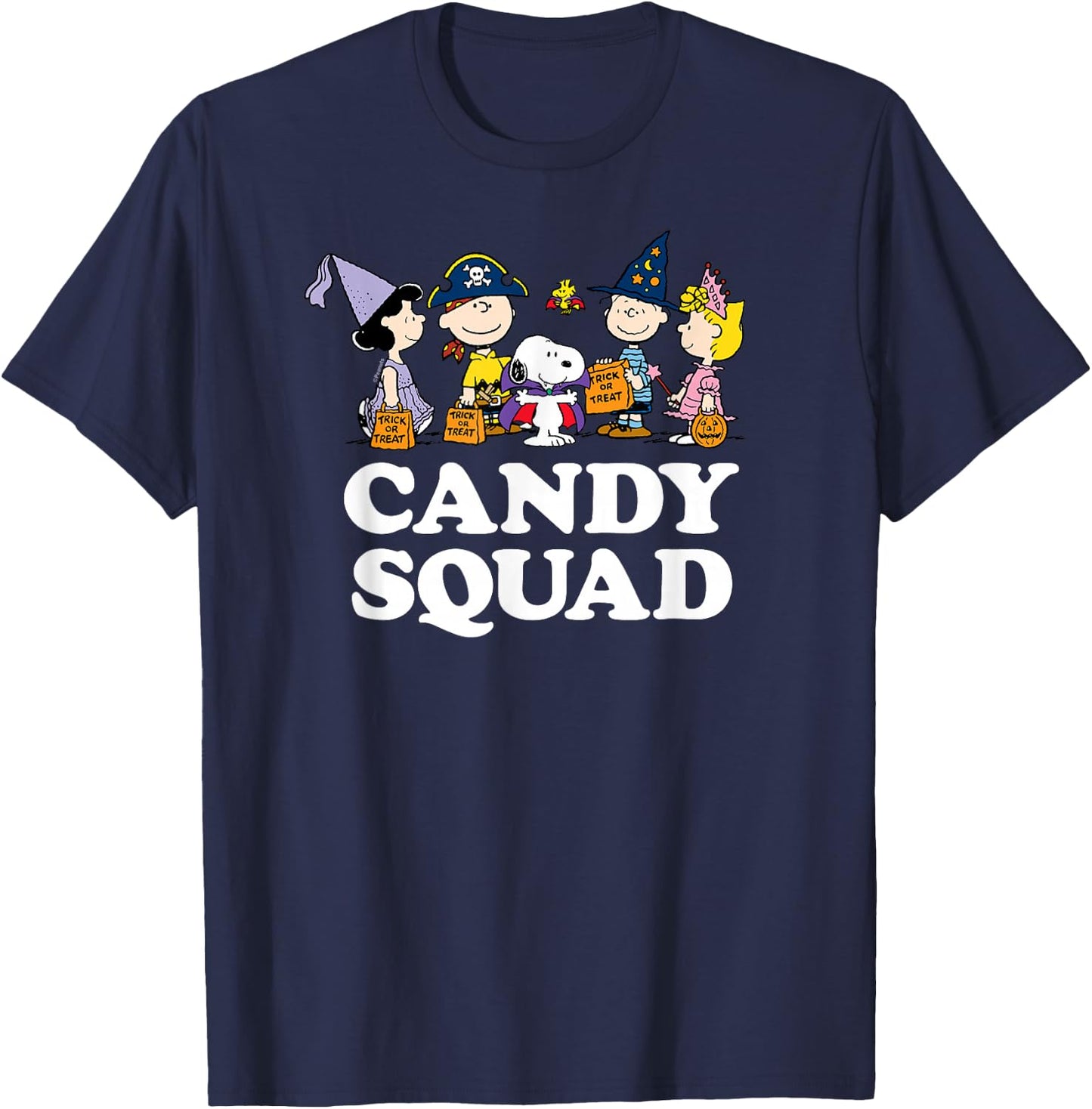 Peanuts - Halloween Candy Squad T-Shirt - T-Shirt | Navy