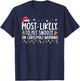 Most Likely To Hit Snooze On Christmas Morning Funny Xmas T-Shirt - T-Shirt | Navy